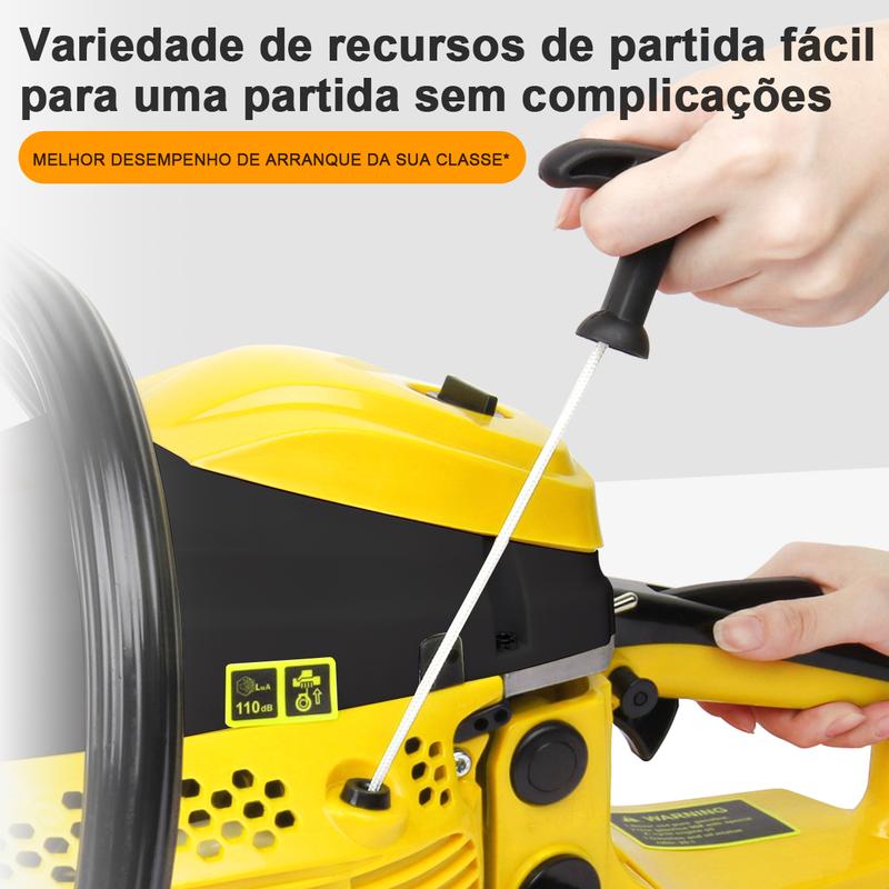 Partida fácil por cordão retrátil