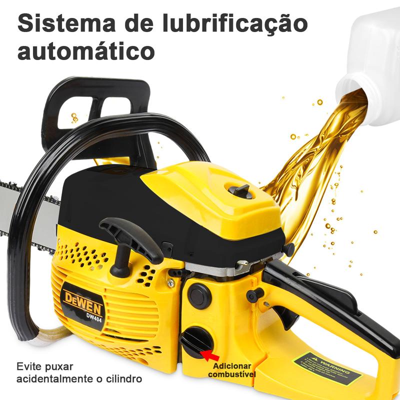 Sistema de lubrificação automática da corrente